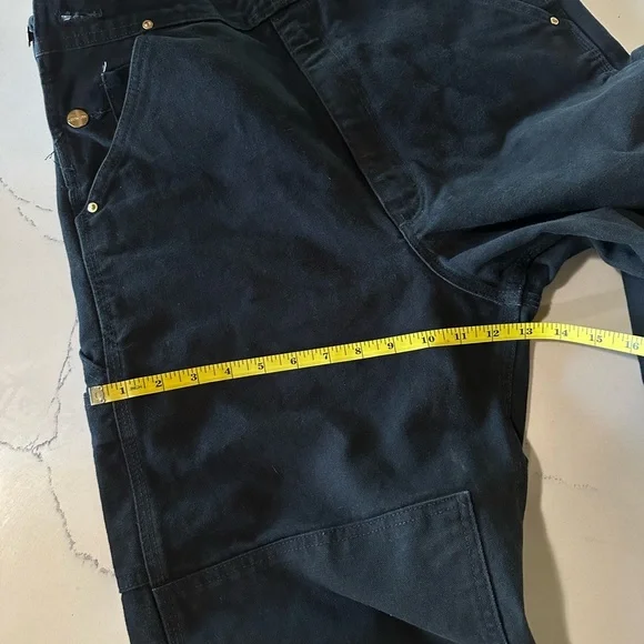 Carhartt Black Double Knee Overalls - Picture 5 of 8